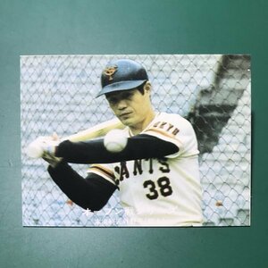 1977年　カルビー　プロ野球カード　77年　209番　巨人　末次　【管A09】