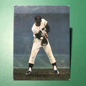 1974年　カルビー　プロ野球カード　74年　403番　巨人　王貞治　【管C78】