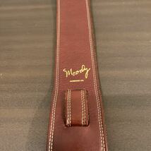 MOODY STRAPS Leather&Leather2.5” Standard Mahogany/Cream_画像4