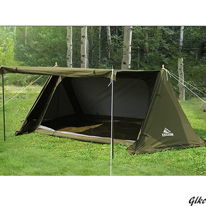  pap tent army curtain tent 1~2 person for .. fire possibility both sides opening and closing possibility water-repellent sunshade Solo camp tent 2 ps paul (pole) attaching 4 season applying 