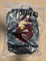 BAPE◆A BATHING APE／迷彩カモ◆ア ベイシング エイプ◆カラビナ付ショルダーバッグ◆CAMO／カモ／付録ノベルティ_画像10