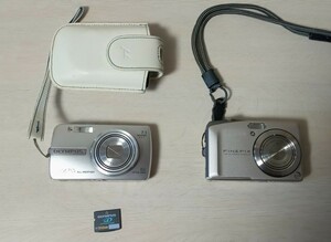 デジタルカメラ　２個セット　オリンパス μ750 (ミュー750)　と　富士フィルム　FINEPIX F60fd 【動作未確認　現状品】※送料無料!