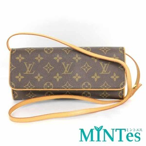 Louis Vuitton ルイヴィトン M51852 ポシェット ツイン GM ショルダーバッグ モノグラム ブラウン モノグラム・キャンバス レディース 女性