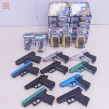 東京マルイ 銀ダン エアガン 10挺セット G26 グロック26 ポリスピストルSS ローダー スペアマガジン等 現状品【20_画像1