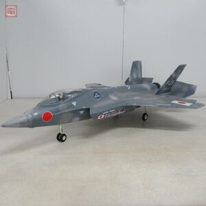 引取限定 メーカー 詳細不明 戦闘機 RC 飛行機 全長約110cm/ウイングスパン79cm サーボ搭載 発泡スチロール製 動作未確認 ジャンク【HT