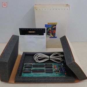 Apple II モッキンボード MOCKINGBOARD SWEET MICRO SYSTEMS 箱FD付 サウンドカード 動作未確認【10