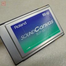 1円〜 Roland SOUND Canvas PCカード サウンドカード SCP-55 箱説FD付 Windows3.1対応 動作未確認【20_画像3