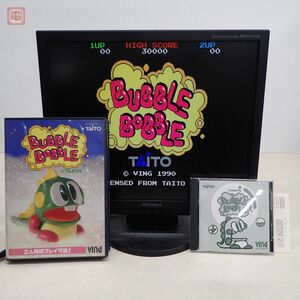 1円〜 FM TOWNS CD-ROM バブルボブル TAITO VING BUBBLE BOBBLE 箱説付 起動OK【10