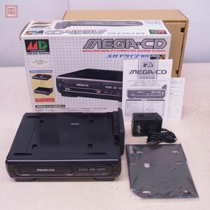 MD メガCD 本体 HAA-2910 MEGA-CD セガ SEGA 箱説ハガキ付 ジャンク パーツ取りにどうぞ【40