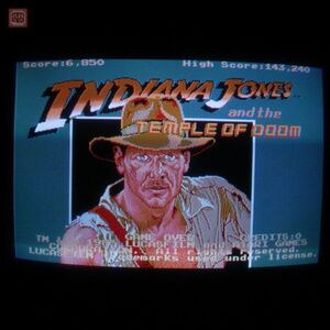 1円〜 アタリ/ナムコ インディ・ジョーンズ 魔宮の伝説 INDIANA JONES カクテル版 ATARI NAMCO 動作確認済【20