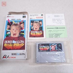 SFC スーファミ ホーム・アローン HOME ALONe アルトロン ALTRON 箱説ハガキ付【10