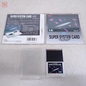 PCE PCエンジン CD-ROM2 スーパーシステムカード Ver.3.0 SUPER SYSTEM CARD NEC 箱説付 動作未確認【PP