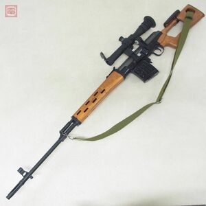 A&K 電動ガン SVD ドラグノフ リアルウッド スコープ付 現状品【60