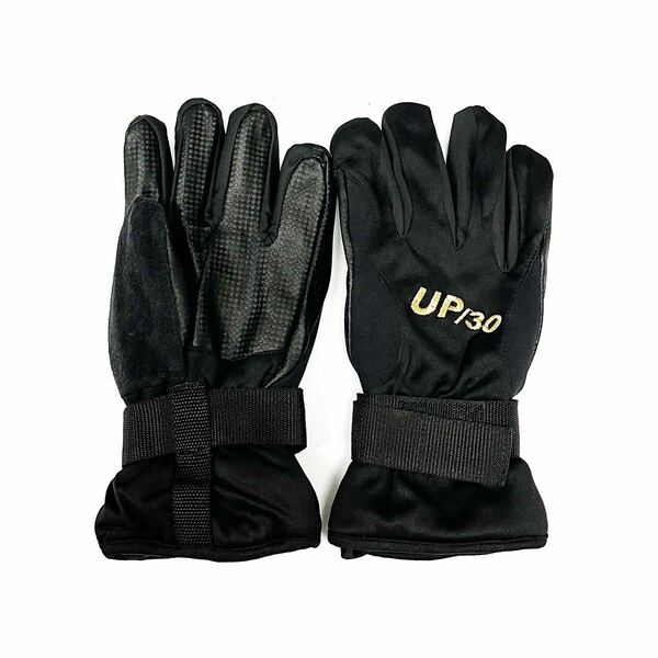 新品 メンズ手袋 UP/30フライトグローブ 防寒用手袋　ウィンターグローブ スノーグローブ スキーグローブM ブラック