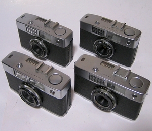 即決 (k1194) RICOH CADDY (ハーフサイズカメラ)　４台セット 現状品