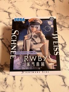 セガ RWBY 氷雪帝国 ちょこのせ プレミアムフィギュア ワイス・シュニー・ナイトメアサイド