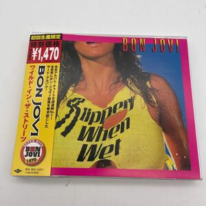 【帯付】BON JOVI /ボン・ジョヴィ /ワイルド・イン・ザ・ストリーツ/Slippery when Wet/CD