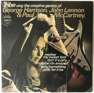 【USレアLP　Tribe Sing Creative Genius of】George Harrison, John Lennon, Yoko Ono,Paul McCartney ビートルズ pickwick33 シュリンク