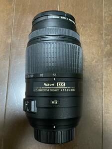 Nikon ニコン AF-S DX NIKKOR 55-300mm f/4.5-5.6G ED VR レンズ　カビ有・ホコリ有　撮影可能