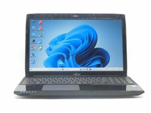 カメラ内蔵/中古/15.6型ノートPC/Win11H/新品SSD512/8GB/4世代i7/FMV　WA1/S 　新品無線マウス 　HDMI/USB3.0　WPS office2搭載