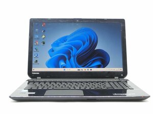 Win11H/カメラ内蔵/中古/15型/ノートPC/爆速新SSD256/8GB/4世代i3/TOSHIBA　T55/45MB　新品無線マウス　　WPS office2搭載