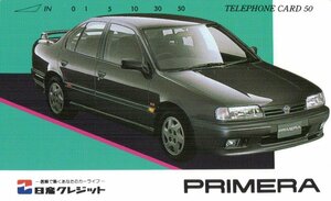 *PRIMERA/ Primera Nissan credit * telephone card 50 frequency unused mc_158