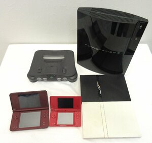 ☆売切り1円スタート☆ゲーム機まとめ / PS3 / PS2 / ニンテンドー64 / ニンテンドーDS / ジャンク品 / コントローラー付 / 名古屋発11-18