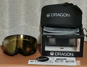 DRAGON ドラゴン PXV LUMALENS PHOTOCHROMIC YELLOW VLT16-72% アジアンフィット 調光イエロー 試着のみ