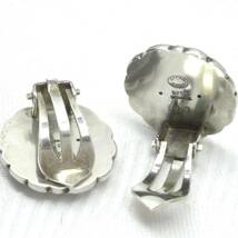 T4 GEORG JENSEN 93 STERLING SILVER イヤリング 共箱付き デンマーク_画像5