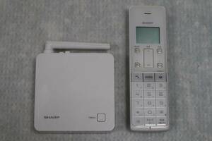 E5277(2) Y SHARP シャープ 電話機 コードレス 子機 JD-SF1CL-W / JD-KS06【バッテリー無し】