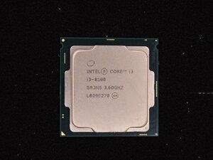 【T123】CPU★Core i3-8100 3.60GHz