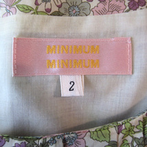 美品　MINIMUM MINIMUM　可愛い花柄の膝丈ワンピース_画像7