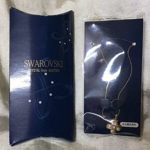 SWAROVSKI スワロフスキー★淡水真珠×オーストリア・クリスタル・ネックレス★未使用★送料無料