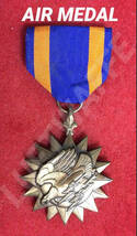 アメリカ空軍 勲章 戦功章 Air Medal 徽章 米空軍 中古_画像1