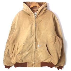 90s Carhartt カーハート J131 アクティブ ジャケット(メンズ XL)ライトブラウン ダック メッシュライナー