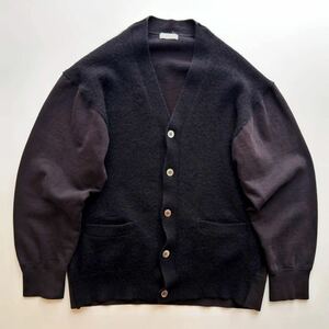 AD1998 COMME des GARCONS HOMME ニット 切替 スウェット ウール カーディガン アーカイブ コムデギャルソン オム プリュス UNDERCOVER