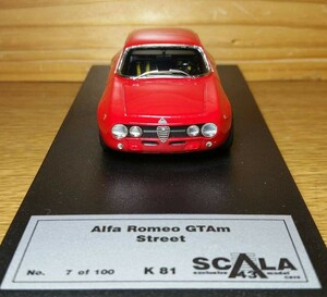 Alfa Romeo 1750 GTAm スカラモデル　1/43 限定完成品 / アルファロメオGTA 　