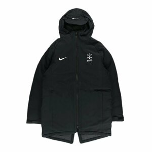 希少 NIKE × サンフレッチェ広島 18 ナイキ コラボ ダウン ジャケット ハーフ コート ブラック XL ナイロン Sanfrecce 2018 サポーター