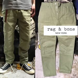 ［US企画／希少モデル］《★ rag & bone ★》ダブルニーテーパードダックペインターパンツ ラグ&ボーン ラグアンドボーン USA 米国製 