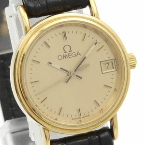 ★良品 1円 OMEGA オメガ QZ 動作品 18K 750刻印 KN1007T（EE 73）