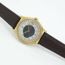 1円 ORIS オリス ポインターデイト 7461 自動巻 動作品 裏スケ ツートン KN1117T（GG 14）_画像9