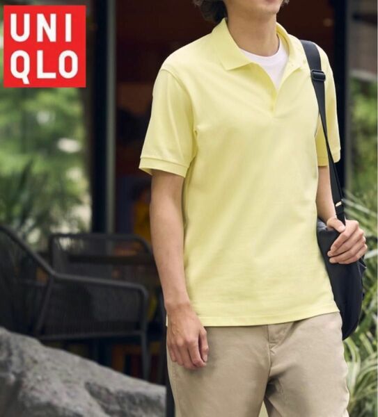 UNIQLO ユニクロ　ドライカノコポロシャツ（半袖）新品未使用　タグ付き　L