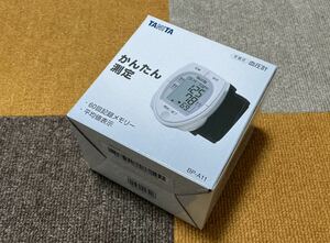 【新品未開封】タニタ 手首式血圧計 ホワイト BP-A11-WH 小型