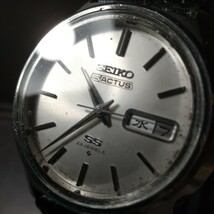 SEIKO 5 ACTUS SS AT セイコー ファイブ アクタス SS 自動巻き デイデイト メンズ腕時計 稼働品 202 s5a-31_画像1
