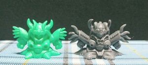 モンスターザクトパス メガザクトパス セット 緑と灰色 レアカラー 外伝 ガン消し SDガンダム 消しゴム 洗浄済み