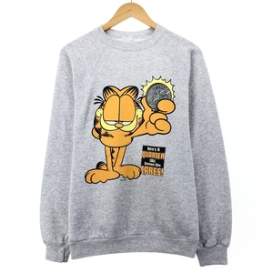 古着 GARFIELD ガーフィールド キャラクタースウェットシャツ トレーナー メンズXL /eaa387836