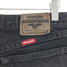 古着 ラングラー Wrangler ブラックジーンズ ストレートデニムパンツ メンズw33 /taa000847_画像4