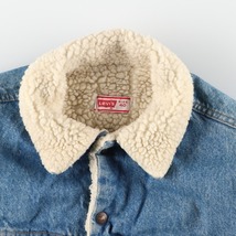 古着 70年代 リーバイス Levi's オレンジタブ ランチコート デニムボアジャケット メンズM ヴィンテージ /eaa388262_画像3