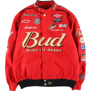 古着 CHASE BUDWEISER バドワイザー レーシングジャケット メンズM /eaa394901