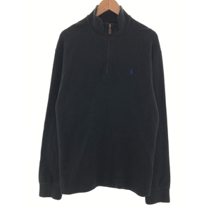 古着 ラルフローレン Ralph Lauren POLO by Ralph Lauren コットンニットハーフジップセーター メンズXL /taa000003